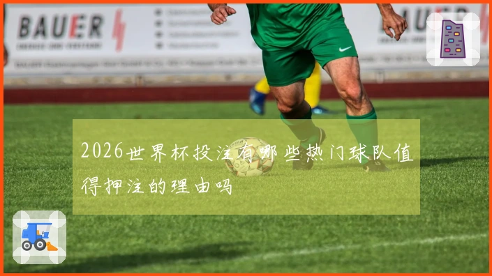 2026世界杯投注有哪些热门球队值得押注的理由吗